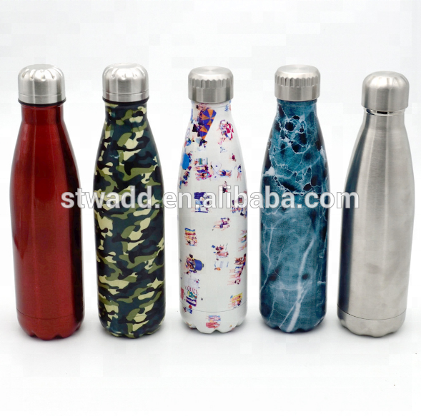 INEEDU STWADD 2017hot selling 17oz customized logo cola bottle in stainless steel stwaddquality